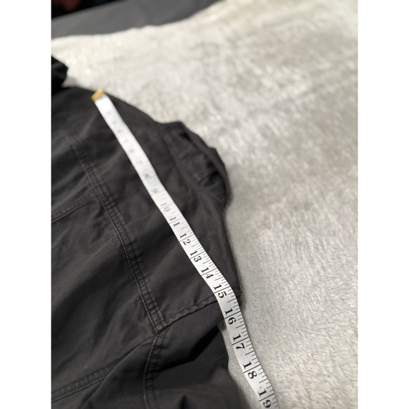 J. Crew Boyfriend Field Jacket Relaxed Fit Womens Dark Brown‎ Gray Canvas - Picture 6 of 8